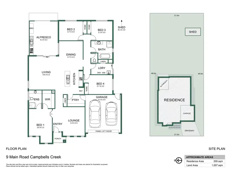 Floorplan of Homely house listing, 9 Main Road, Campbells Creek VIC 3451
