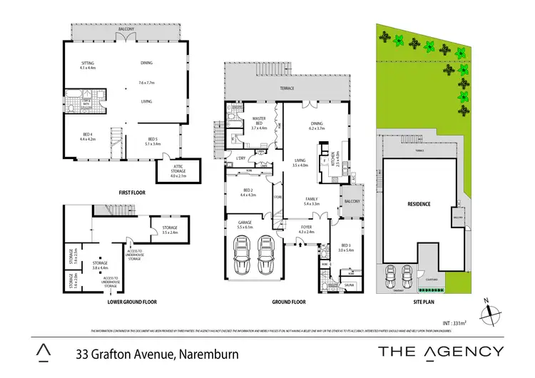 Floorplan of Homely house listing, 33 Grafton Avenue, Naremburn NSW 2065
