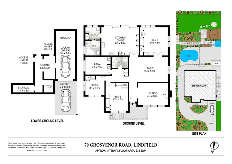 Floorplan of Homely house listing, 70 Grosvenor Road, Lindfield NSW 2070