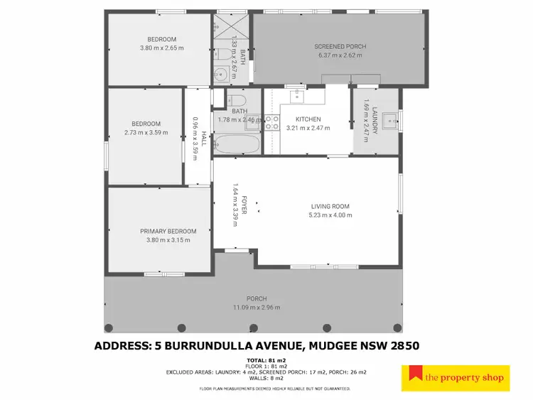Floorplan of Homely house listing, 5 Burrundulla Avenue, Mudgee NSW 2850