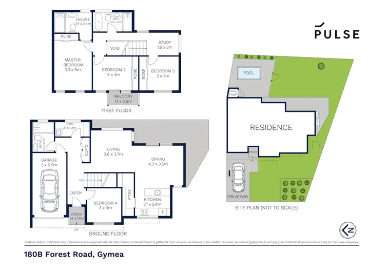 Floorplan of Homely semi-detached listing, 180B Forest Road, Gymea NSW 2227