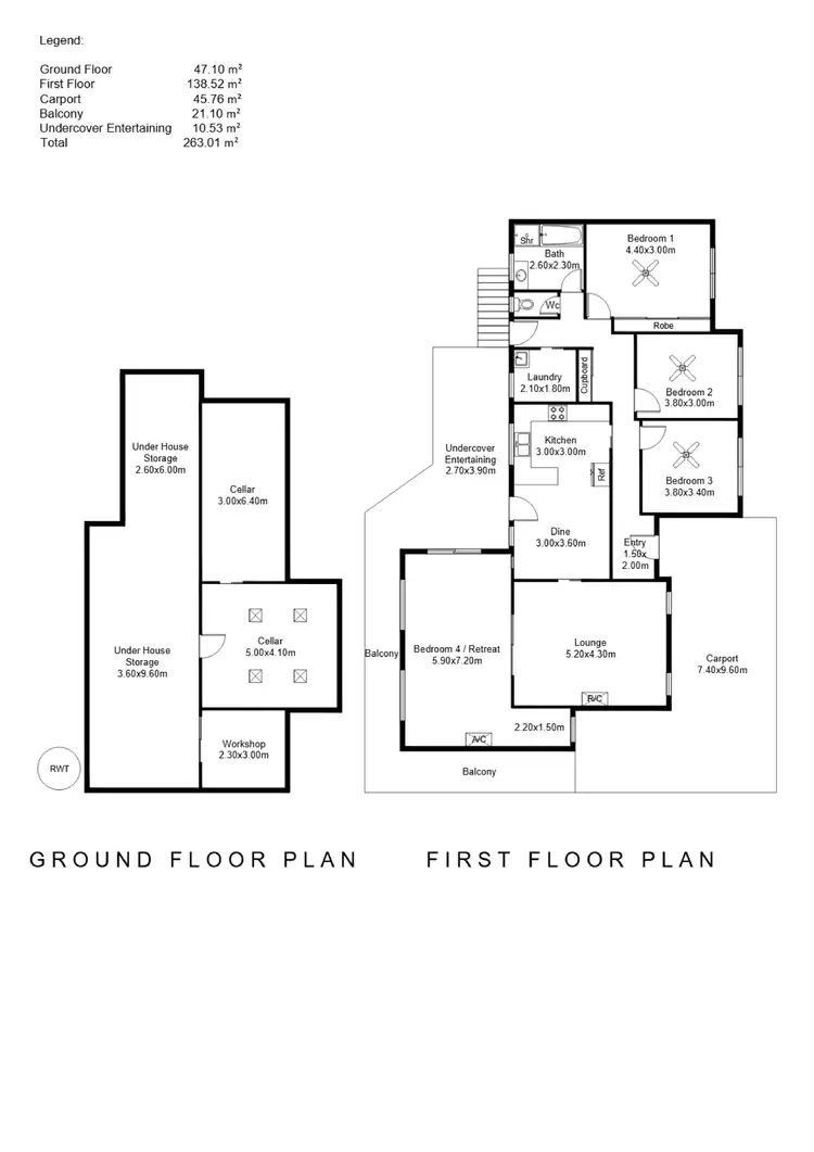 Floorplan of Homely house listing, 2 Arthur Street, Darlington SA 5047