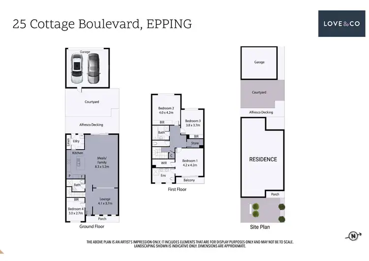 Floorplan of Homely house listing, 25 Cottage Boulevard, Epping VIC 3076