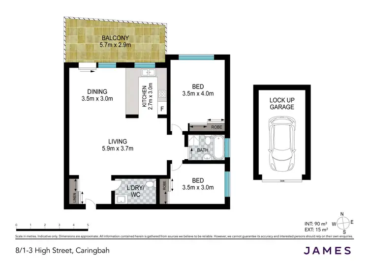 Floorplan of Homely unit listing, 8/1-3 High Street, Caringbah NSW 2229