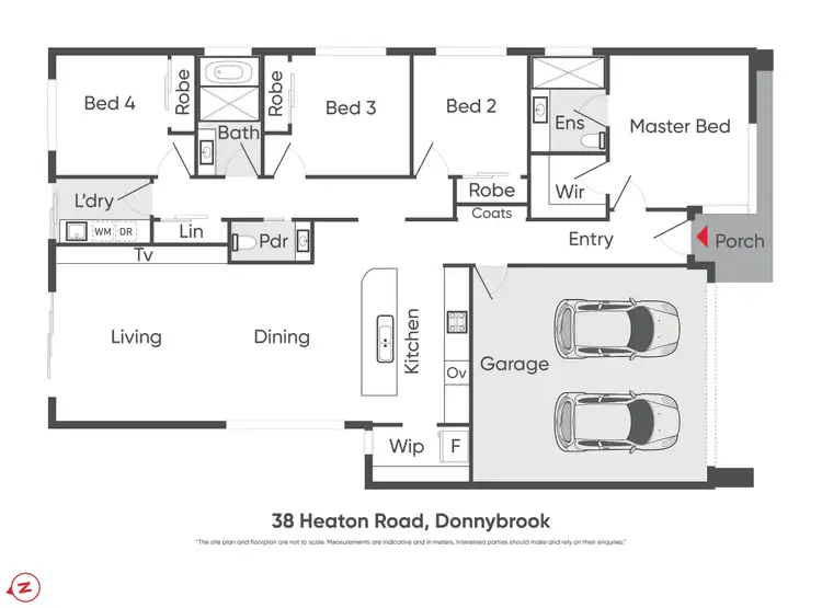 Floorplan of Homely house listing, 38 Heaton Road, Donnybrook VIC 3064