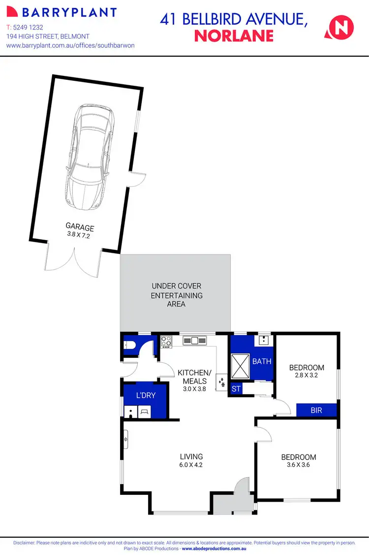 Floorplan of Homely house listing, 41 Bellbird Avenue, Norlane VIC 3214