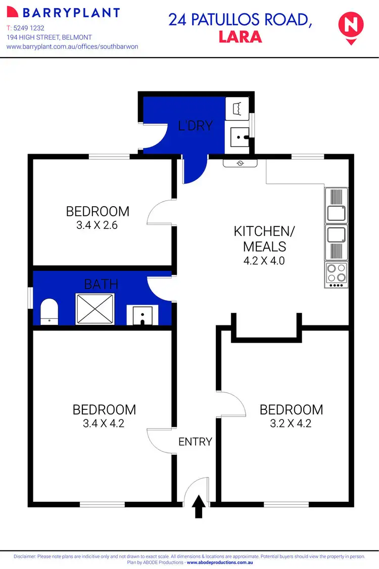 Floorplan of Homely house listing, 24 Patullos Road, Lara VIC 3212