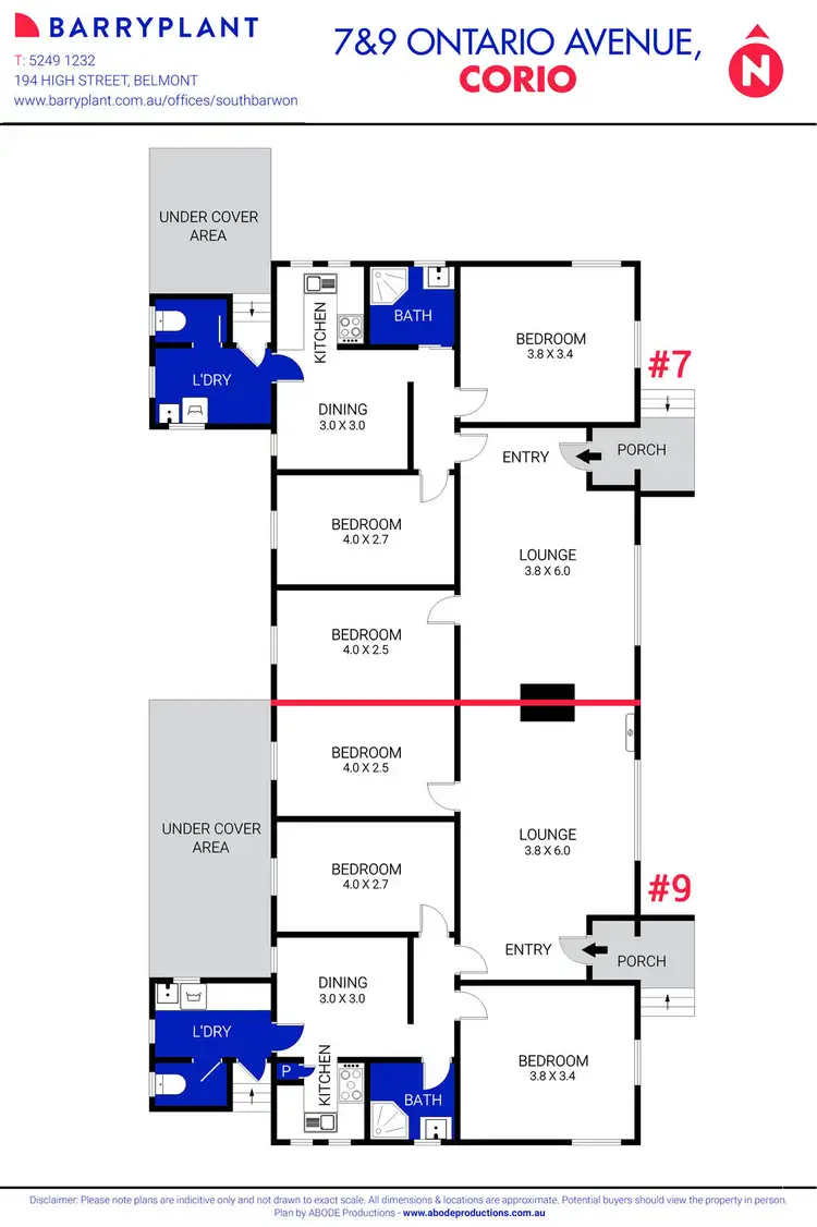 Floorplan of Homely house listing, 7 Ontario Avenue, Corio VIC 3214