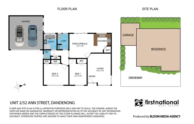 Floorplan of Homely unit listing, 2/52 Ann Street, Dandenong VIC 3175