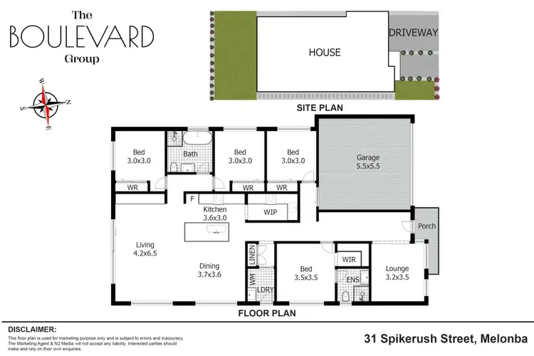 Floorplan of Homely house listing, 31 Spikerush Street, Marsden Park NSW 2765