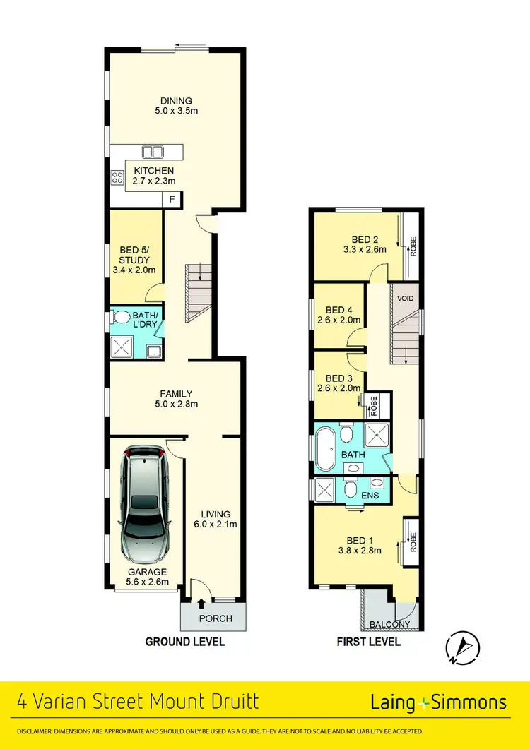 Floorplan of Homely house listing, 4 Varian Street, Mount Druitt NSW 2770