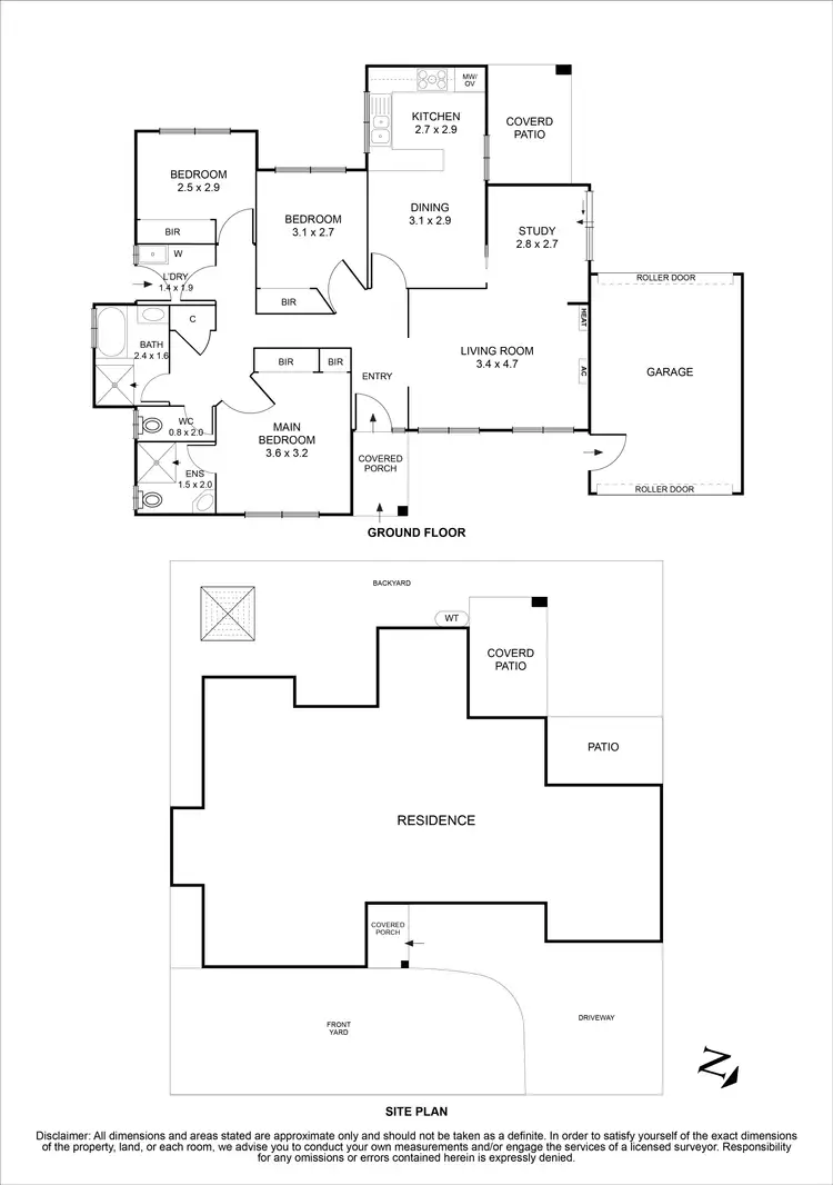 Floorplan of Homely unit listing, 1/157 Copernicus Way, Keilor Downs VIC 3038