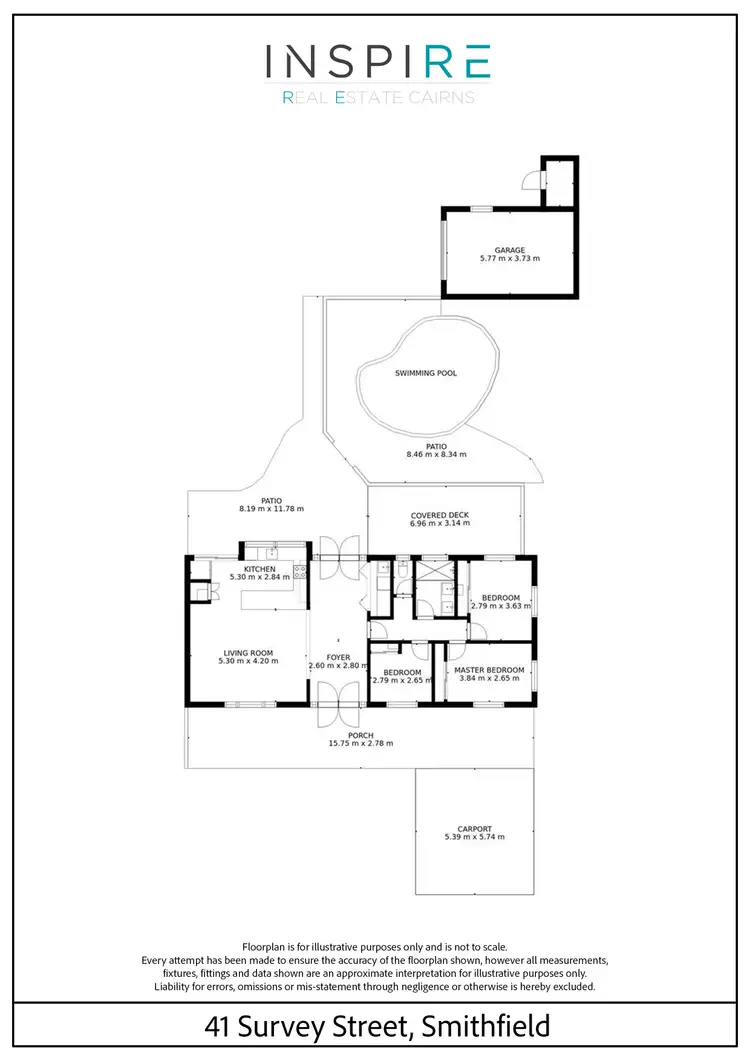 Floorplan of Homely house listing, 41 Survey Street, Smithfield QLD 4878