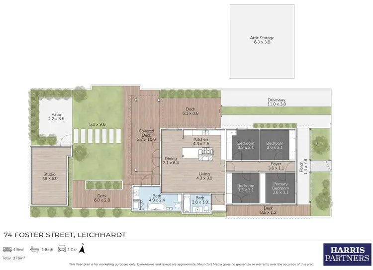 Floorplan of Homely house listing, 74 Foster Street, Leichhardt NSW 2040