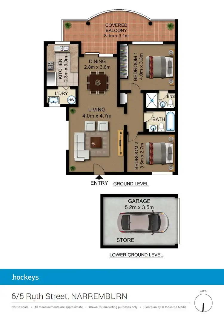 Floorplan of Homely apartment listing, 6/5 Ruth Street, Naremburn NSW 2065
