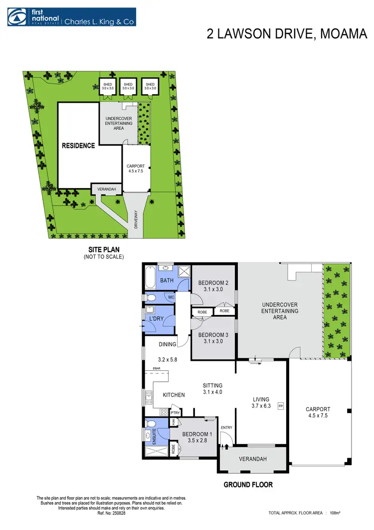 Floorplan of Homely house listing, 2 Lawson Drive, Moama NSW 2731