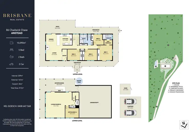 Floorplan of Homely rural property listing, 86 Chadwick Chase, Anstead QLD 4070