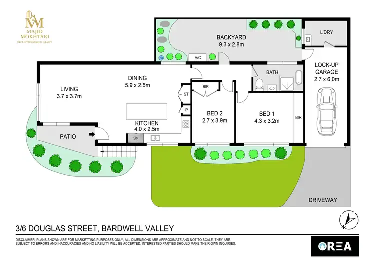 Floorplan of Homely villa listing, 3/6 Douglas Street, Bardwell Valley NSW 2207