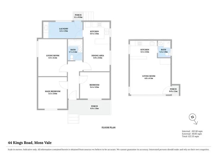 Floorplan of Homely house listing, 44 Kings Road, Moss Vale NSW 2577