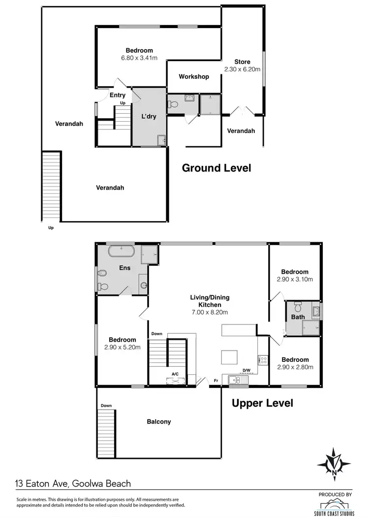 Floorplan of Homely house listing, 13 Eaton Avenue, Goolwa Beach SA 5214