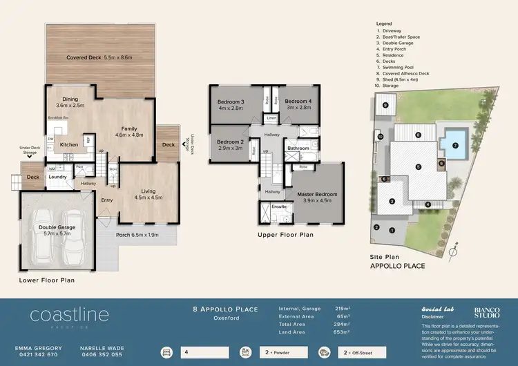 Floorplan of Homely house listing, 8 Appollo Place, Oxenford QLD 4210