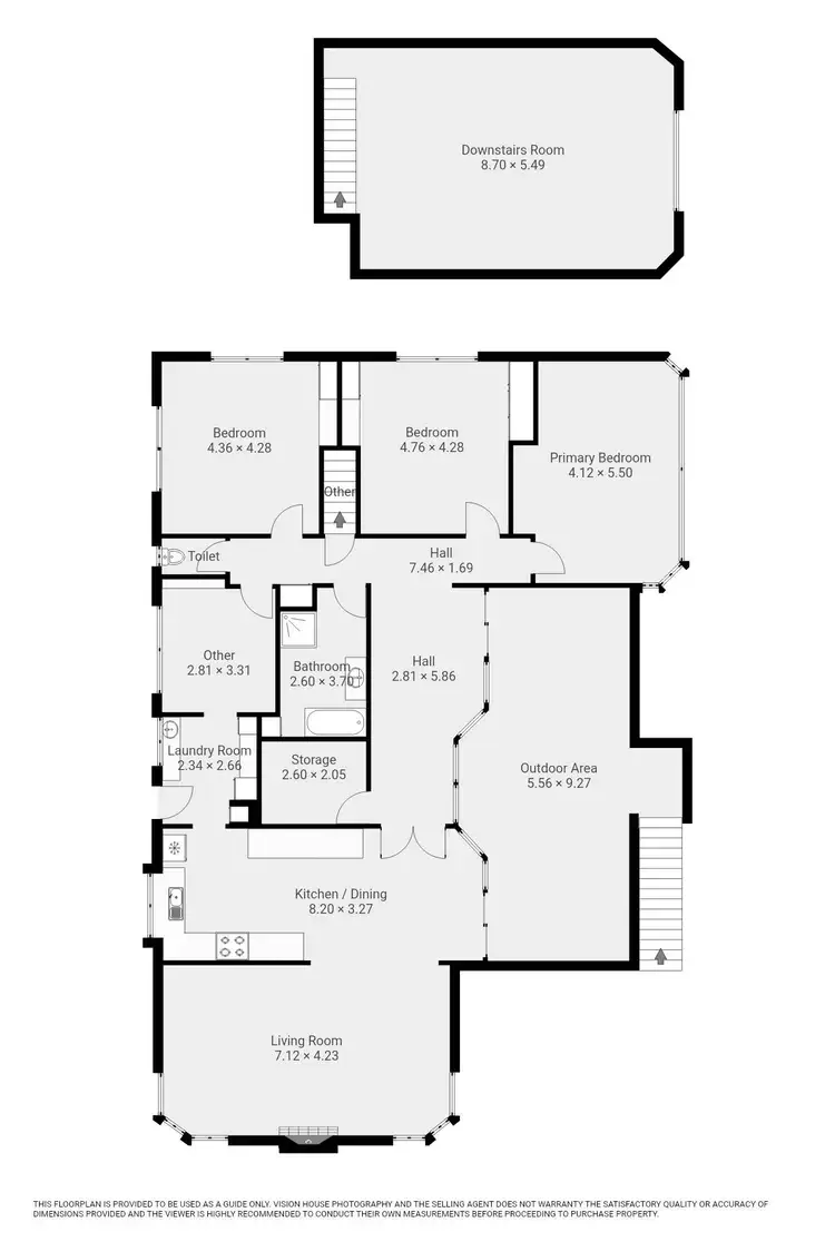 Floorplan of Homely rural property listing, 872 Wentworth Road, Yelta VIC 3505