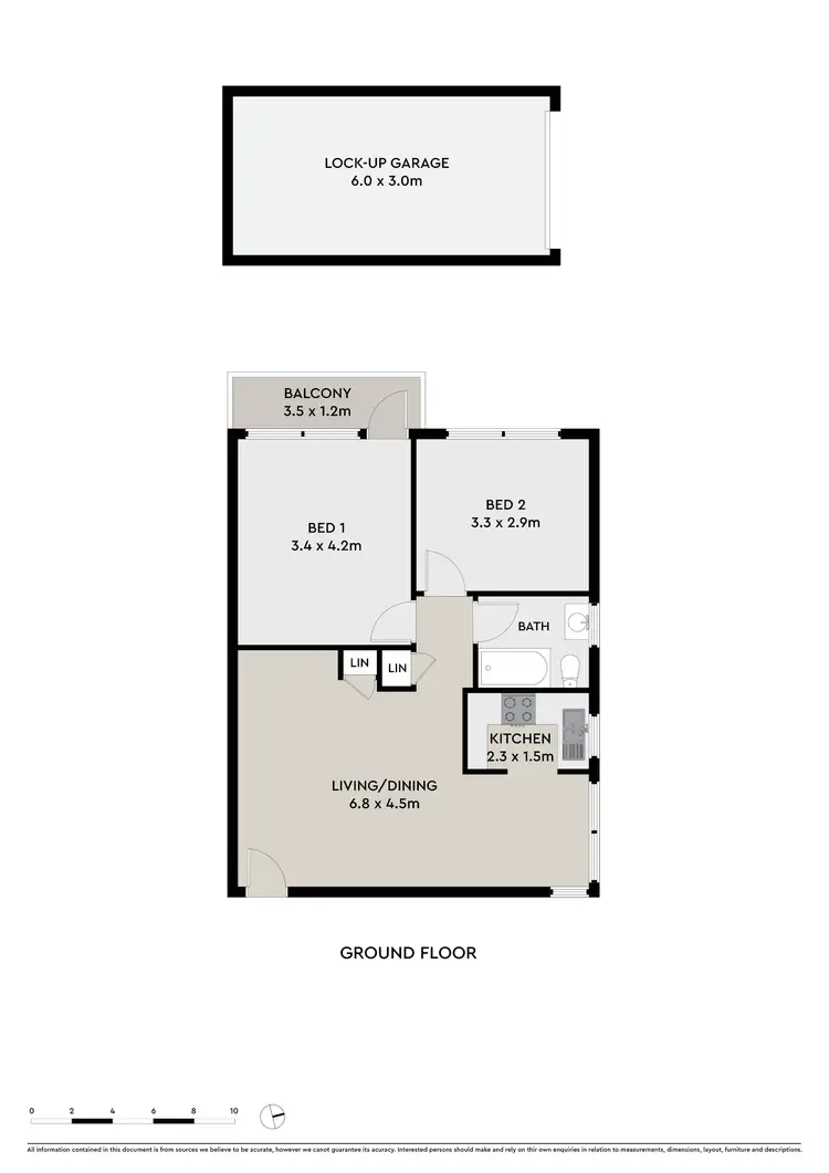 Floorplan of Homely apartment listing, 12A/5 Queens Road, Brighton-Le-Sands NSW 2216