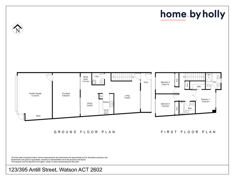 Floorplan of Homely townhouse listing, 123/395 Antill Street, Watson ACT 2602
