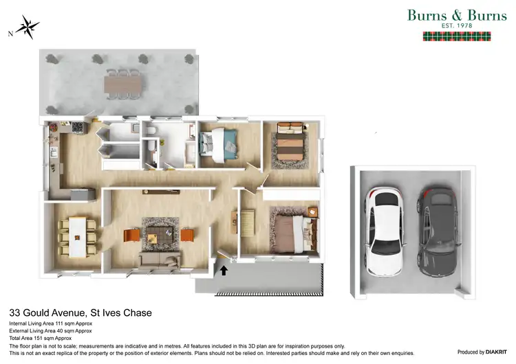 Floorplan of Homely house listing, 33 Gould Avenue, St Ives Chase NSW 2075