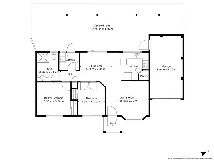 Floorplan of Homely unit listing, 19/13-15 Steel Street, Healesville VIC 3777