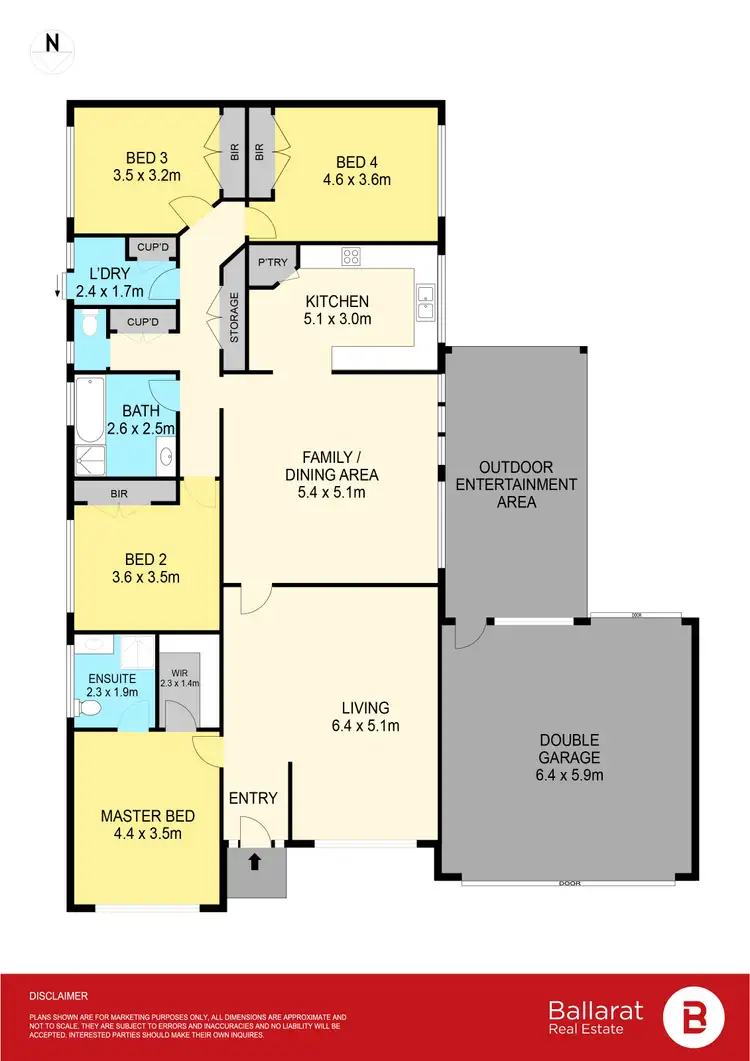 Floorplan of Homely house listing, 105 Birdwood Avenue, Sebastopol VIC 3356
