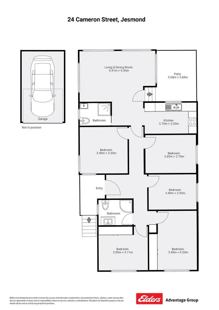 Floorplan of Homely house listing, 24 Cameron Street, Jesmond NSW 2299