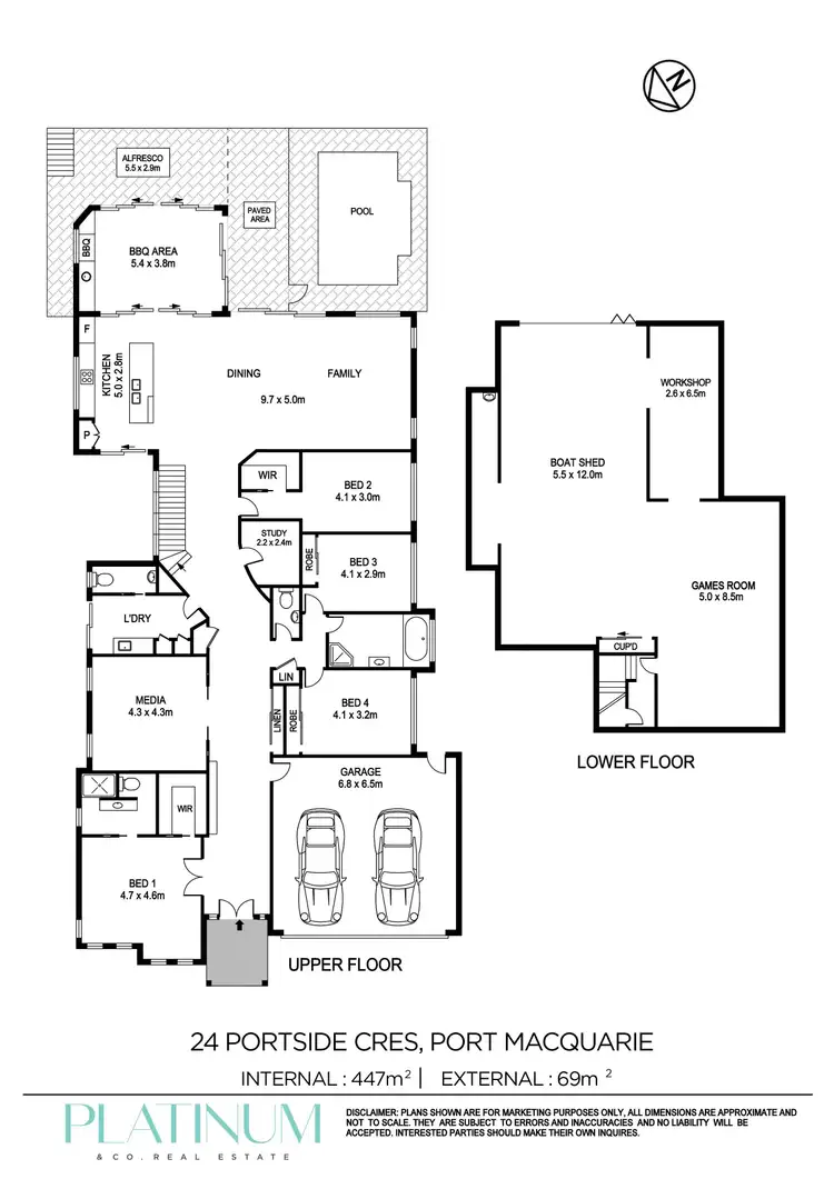 Floorplan of Homely house listing, 24 Portside Crescent, Port Macquarie NSW 2444