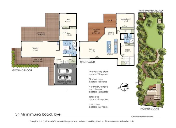 Floorplan of Homely house listing, 34 Minnimurra Road, Rye VIC 3941