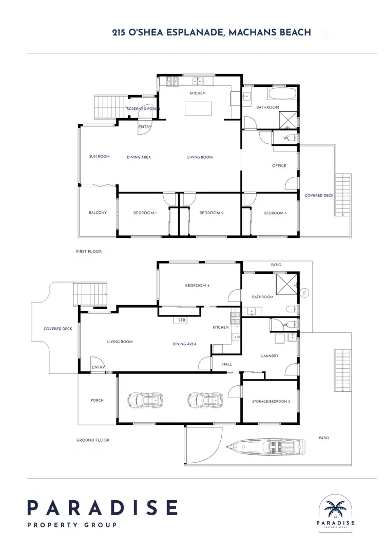 Floorplan of Homely house listing, 215 O'Shea Esplanade, Machans Beach QLD 4878