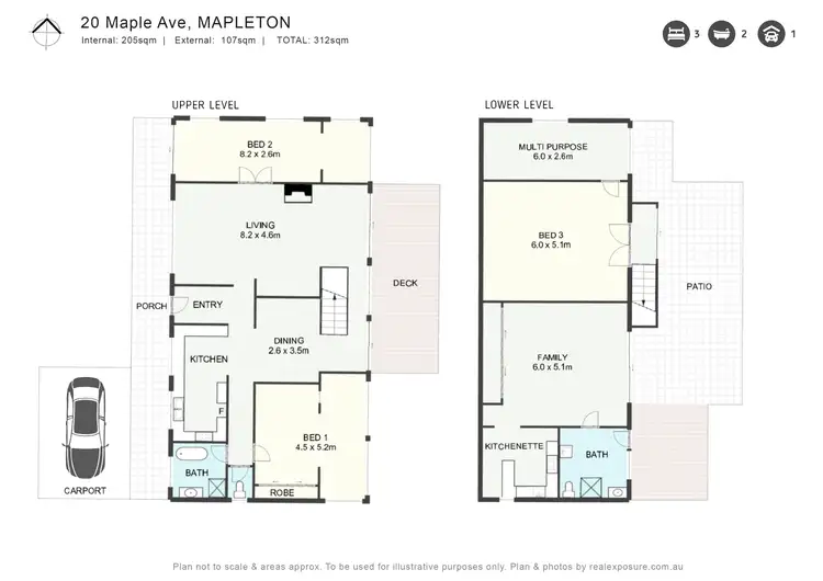 Floorplan of Homely house listing, 20 Maple Avenue, Mapleton QLD 4560