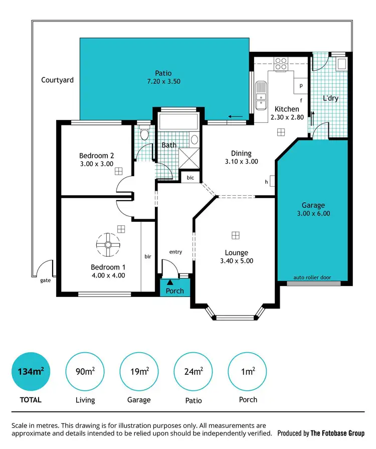 Floorplan of Homely unit listing, 4/48 West Street, Ascot Park SA 5043
