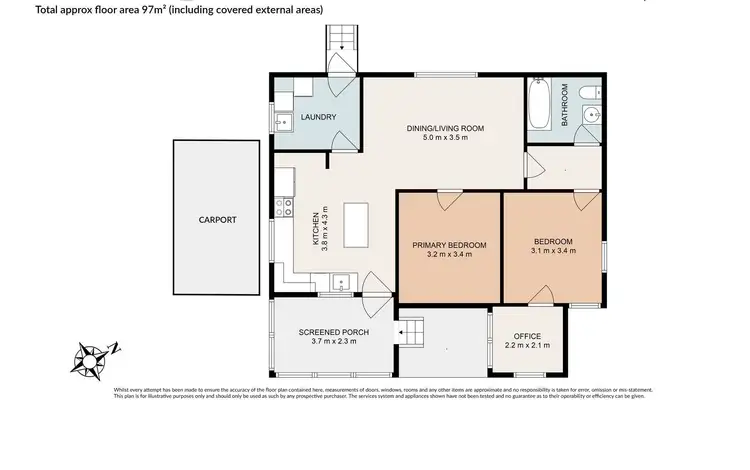 Floorplan of Homely house listing, 8 Barker Street, Ipswich QLD 4305