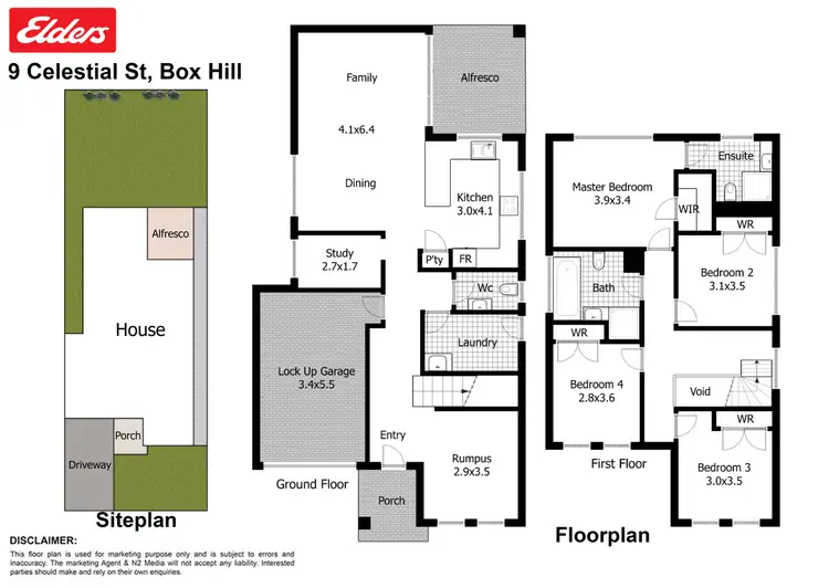Floorplan of Homely house listing, 9 Celestial Street, Box Hill NSW 2765