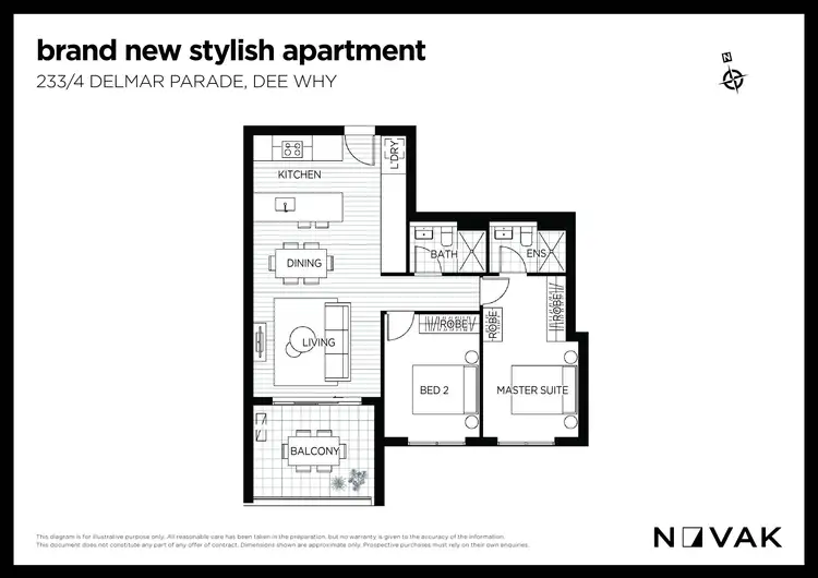 Floorplan of Homely apartment listing, 233/4 Delmar Parade, Dee Why NSW 2099