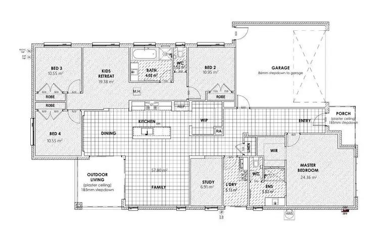 Floorplan of Homely house listing, 12 Ball Street, Beveridge VIC 3753