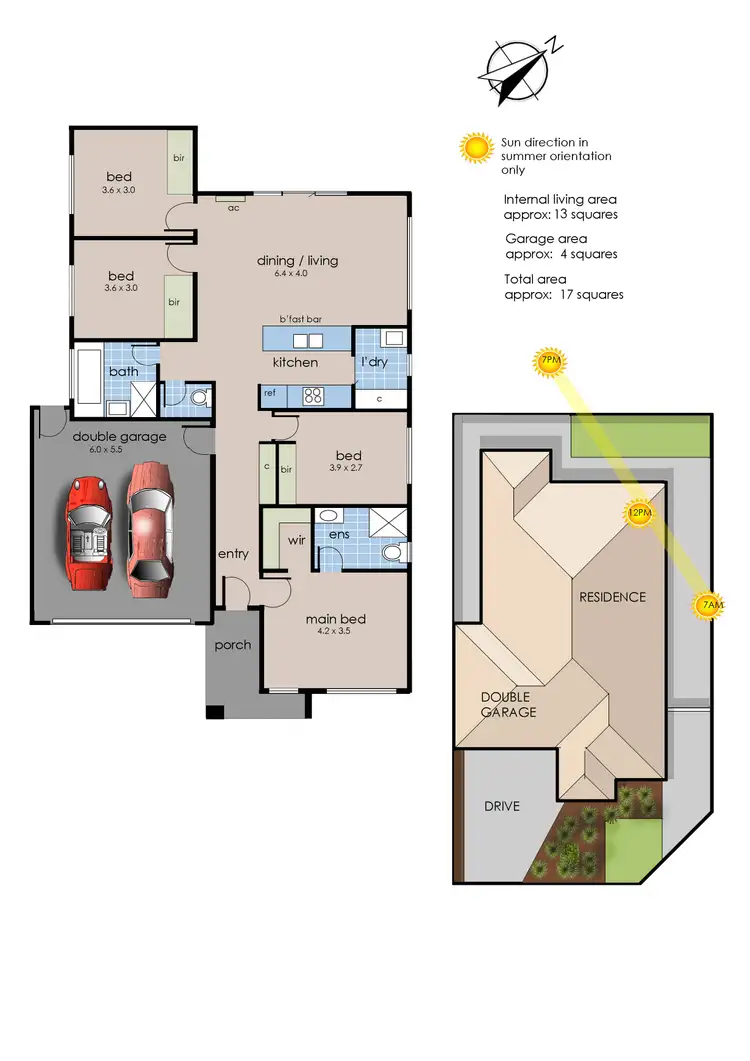 Floorplan of Homely house listing, 2 Bloodstone Way, Cranbourne East VIC 3977