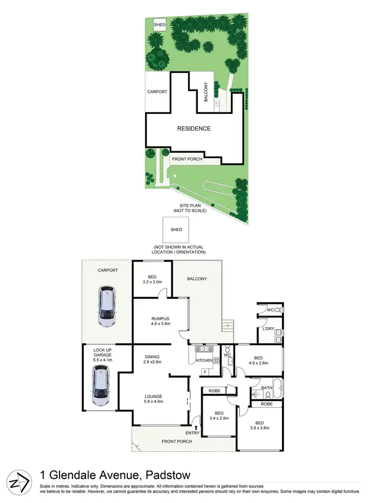 Floorplan of Homely house listing, 1 Glendale Avenue, Padstow NSW 2211