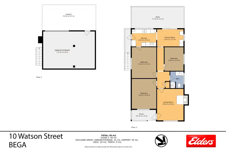 Floorplan of Homely house listing, 10 Watson Street, Bega NSW 2550