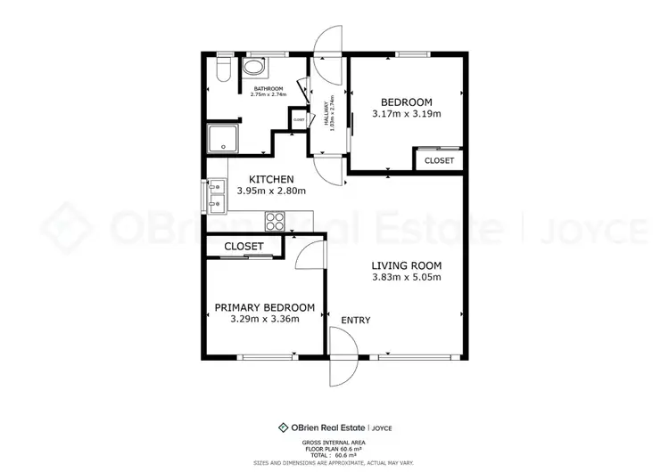 Floorplan of Homely unit listing, 3/3 Swan Street, Wangaratta VIC 3677