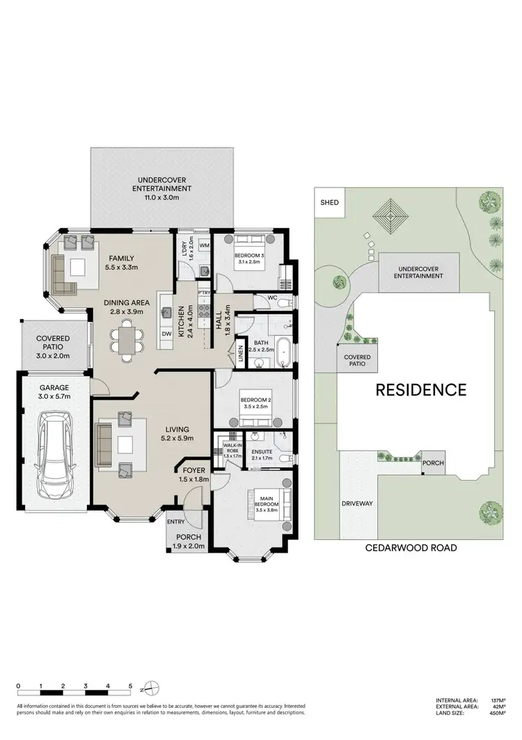 Floorplan of Homely house listing, 12 Cedarwood Road, Hamlyn Terrace NSW 2259