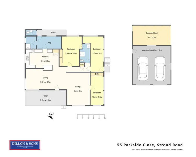 Floorplan of Homely house listing, 55 Parkside Close, Stroud Road NSW 2415