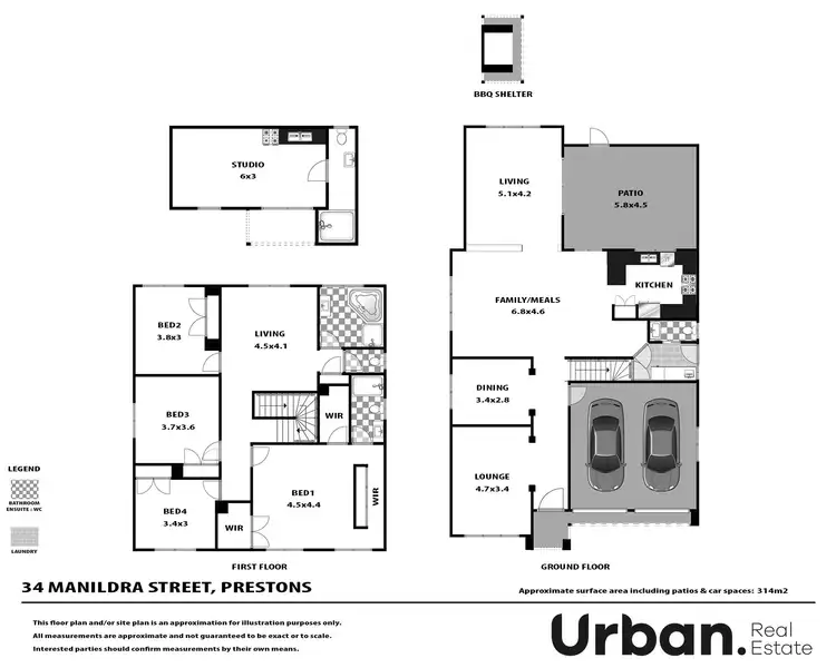 Floorplan of Homely house listing, 34 Manildra Street, Prestons NSW 2170