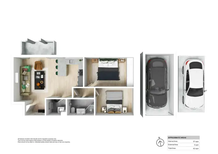 Floorplan of Homely unit listing, 5/37 Edward Street, Charlestown NSW 2290