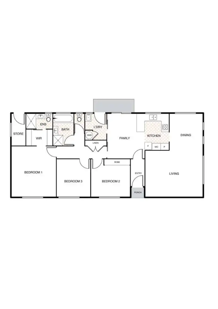Floorplan of Homely house listing, 46 Shannon Circuit, Kaleen ACT 2617